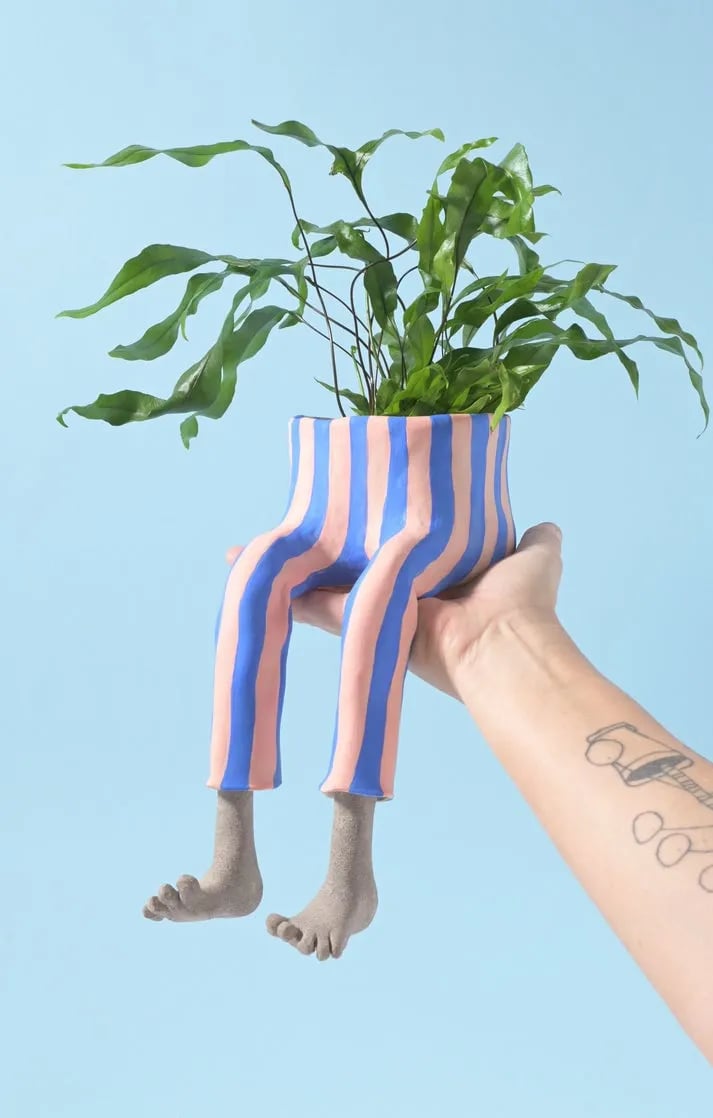 SproutBuddy - Decorative Hanging-Leg Planter – Hyped and striped