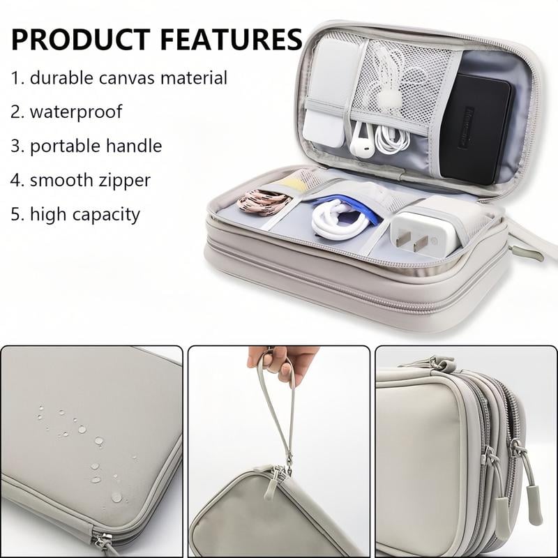 TechVault - Travel Cable Organizer Pouch – image 10