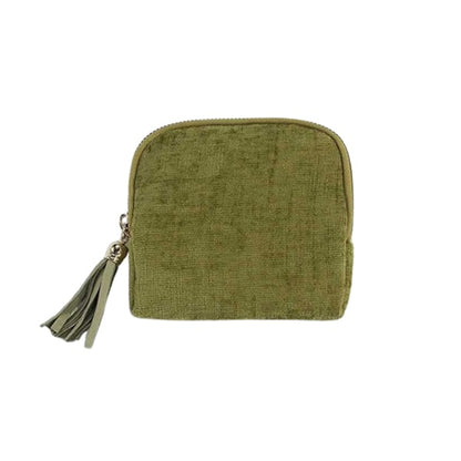 LuxeCarry – Portable Jewelry Storage Bag with Zipper – Green