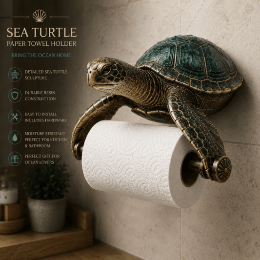 Ocean Guardians – Toilet Paper Holder Series – Sea Turtle