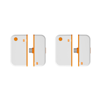 ClearCast - 4K Wireless Video Transmission – White-Orange / BUY 2