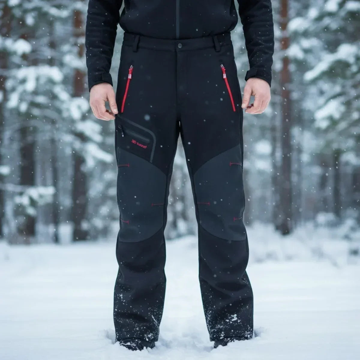 Nordex™ • Waterproof Thermal Work Pants – Black / S