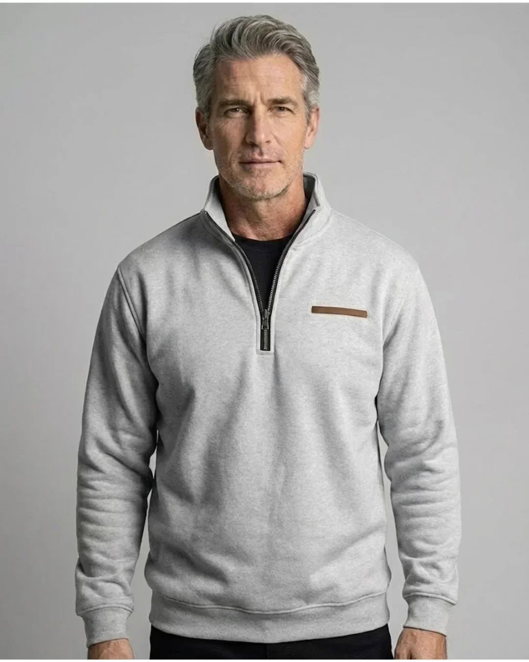 Laluna™ - Casual Fleece Sweater – Grey / S