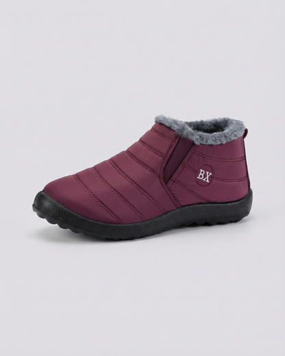 ArticFoot™ – Insulated winter boots with natural foot support – Burgundy / 2.5