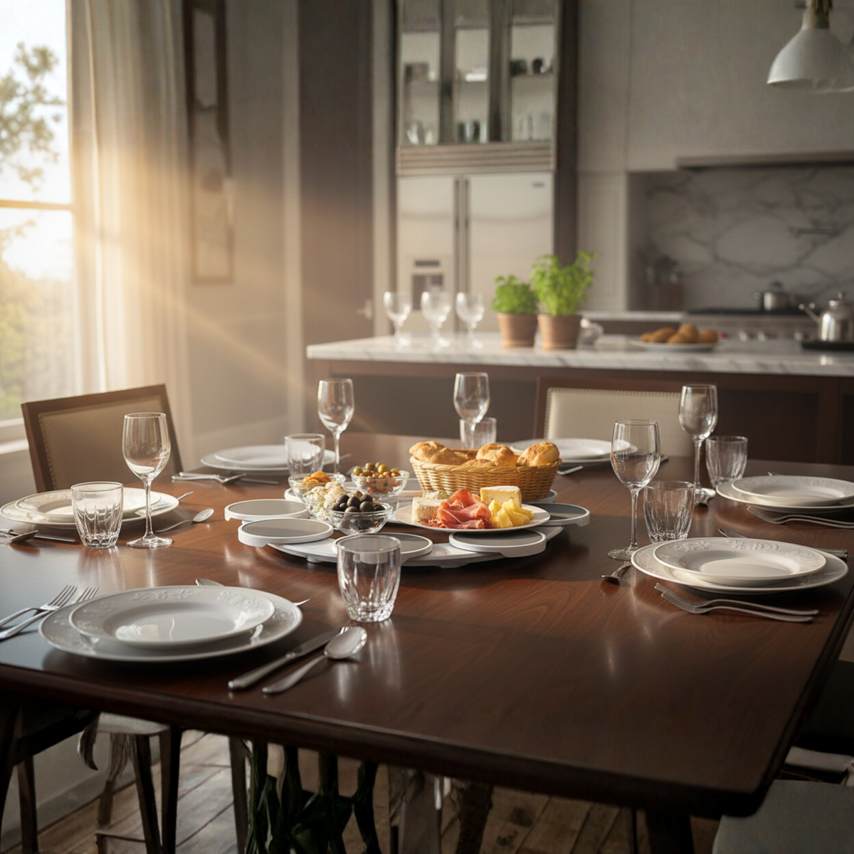 DineRound - Rotating Serving Tray – image 6
