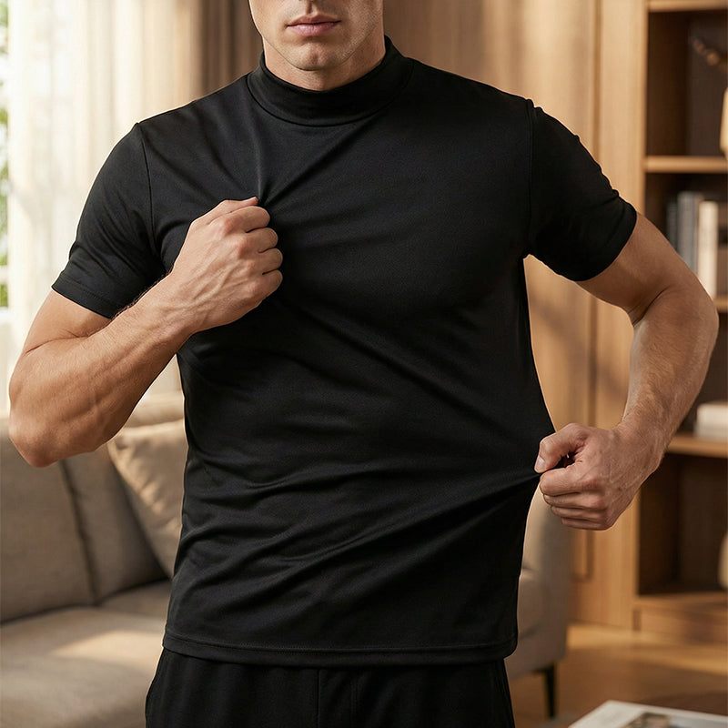 NeoCollar – Sleek High Neck T-Shirt – image 12