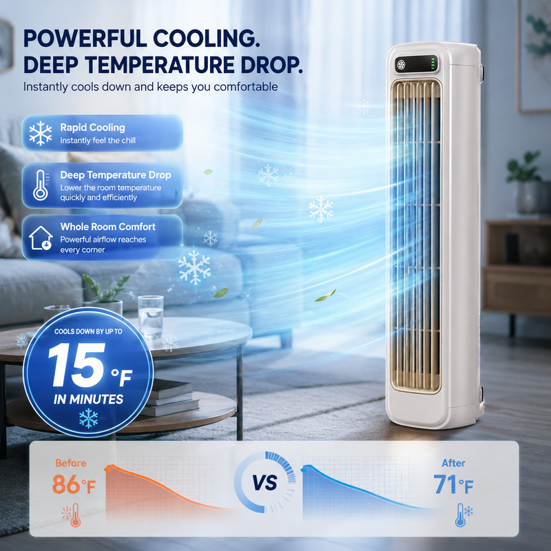 BreezeDock – Rechargeable Personal Air Cooling Fan – image 6