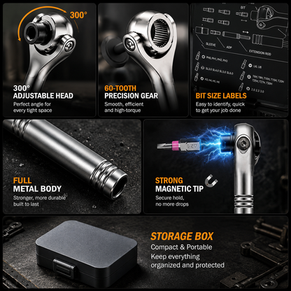 MagnaFix – Precision Magnetic Ratchet Screwdriver Set – image 5