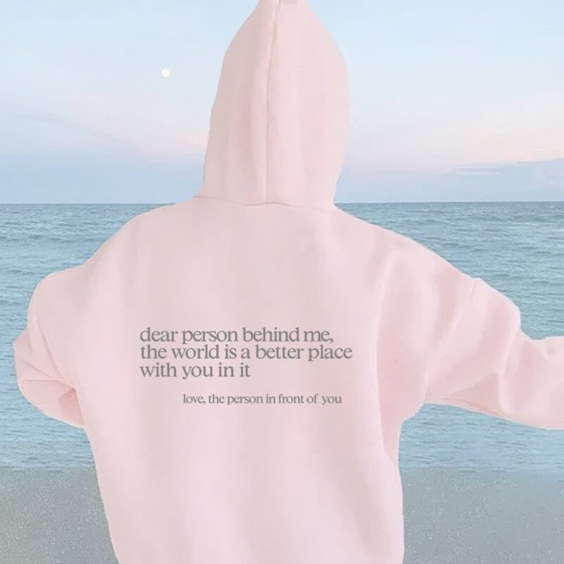 WarmWords Sweatshirt – Kindness You Can Wear – Pink / S