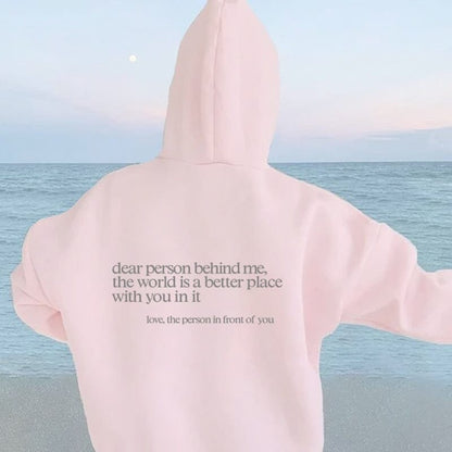 WarmWords Sweatshirt – Kindness You Can Wear – Pink / S