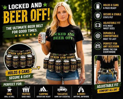 DrinkMate – Adjustable 6-Can Beverage Holster Belt – image 9