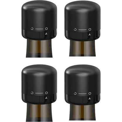 SealEase – Leakproof Silicone Bottle Stopper – 4-Pack (Save Extra 5$)