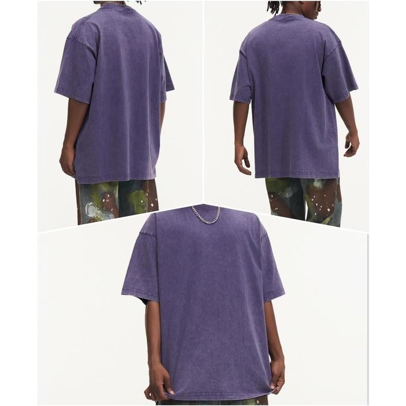 Oversoul – Relaxed Fit Acid Wash Tees – image 16