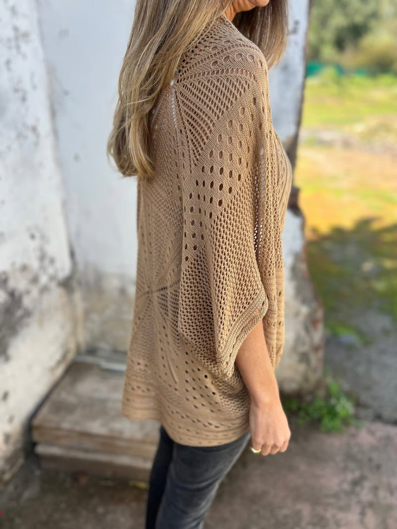 CloudWeave – Hollow Half Sleeve Cardigan – image 6