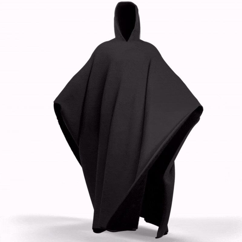 ZenHood – Calming Comfort Hoodie – Black / One Size