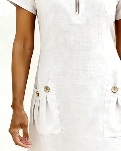UrbanBreeze Zip – Everyday Cotton-Line Dress – image 18