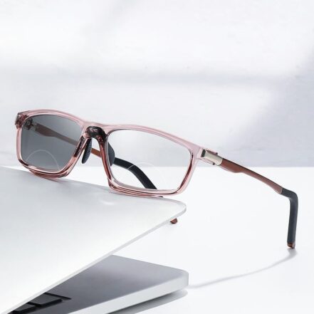 VisionSync – Adaptive Reading Glasses – Frosted Black / '+1.00 / 40-45 YEAR OF AGE