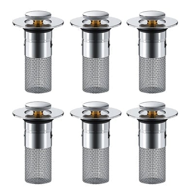 ClogBlock – Steel Drain Catcher – 6 PCS