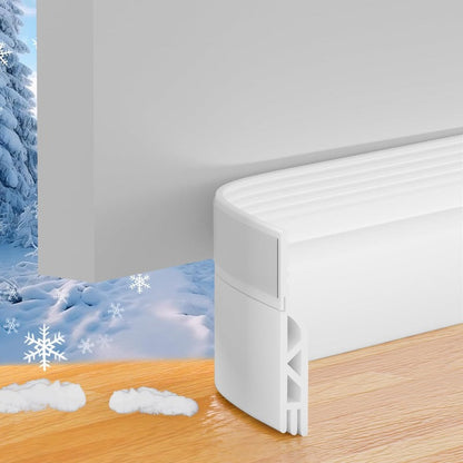 SealGuard – Silicone Under Door Seal Strip – White / 39inch
