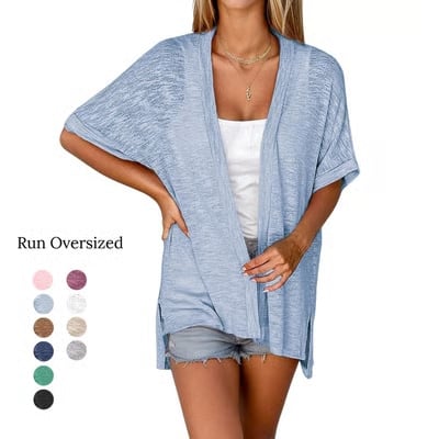 AirKnit – Lightweight Short Sleeve Cardigan – image 8