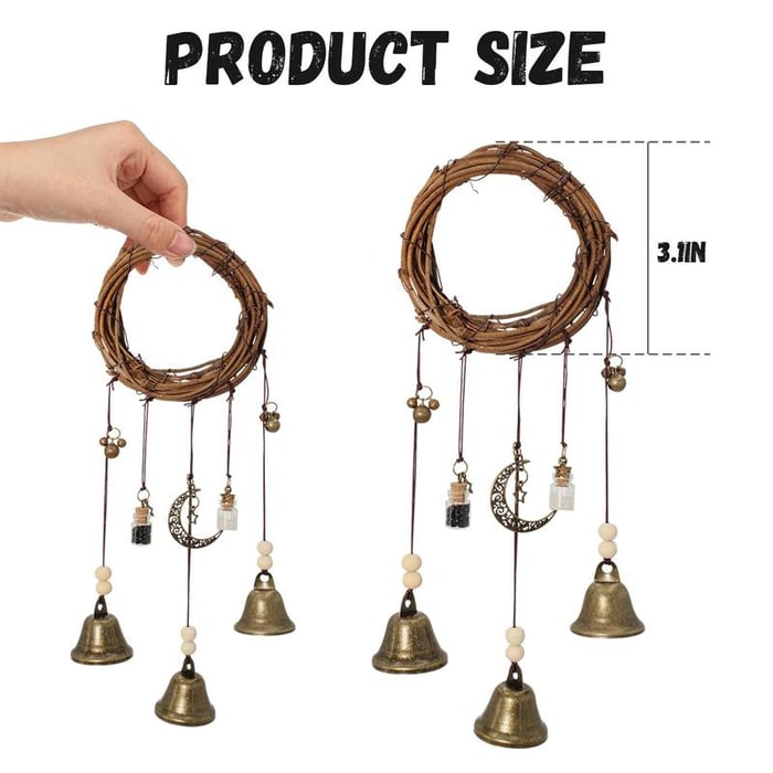 MystiBell – Boho Hanging Door Charm Bell – image 9