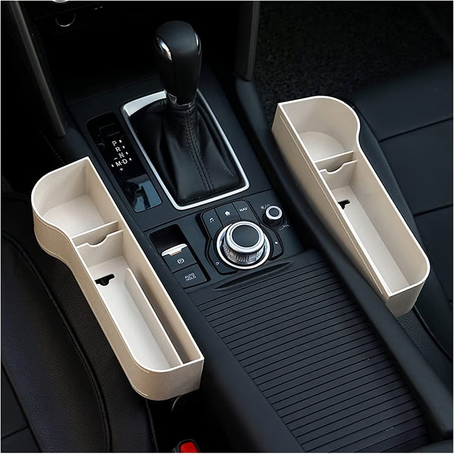 DriveMate – Multi Pocket Leather Car Seat Storage Organizer – image 29