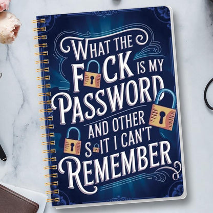 KeyMemo – Humorous Password Keeper Book – Blue / Buy 1