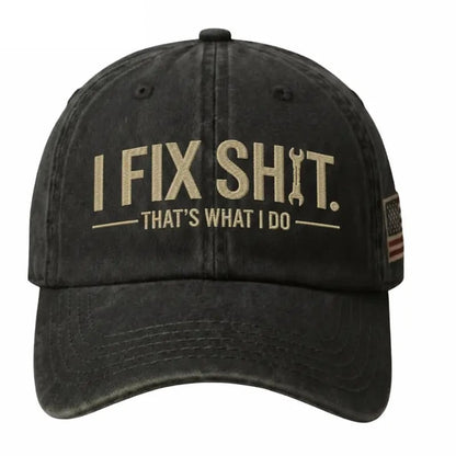TimelessCap – Premium Vintage-Inspired Hat – Black