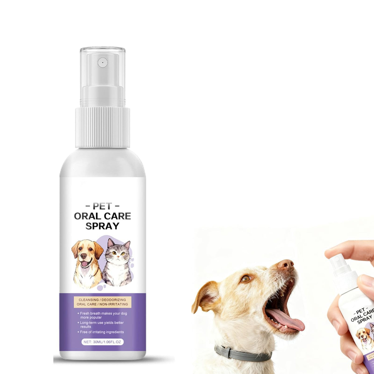 PawFresh – No-Brushing Dental Spray – ️Buy 1（Trial Size）