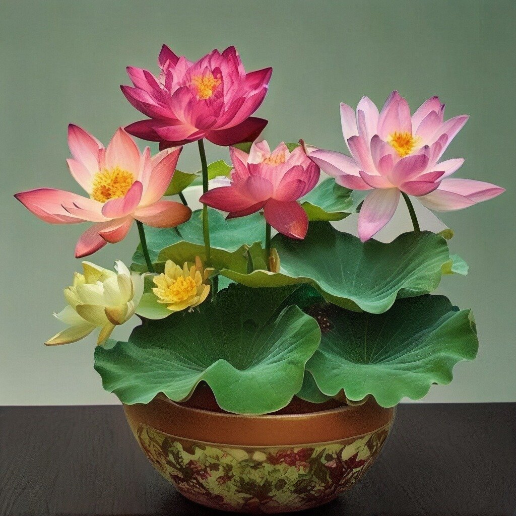 LotusBloom – The Sacred Bonsai Bowl Lotus Flower – image 10