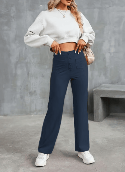 CargoFlex – Multi-Pocket Utility Pants – Dark Blue / S