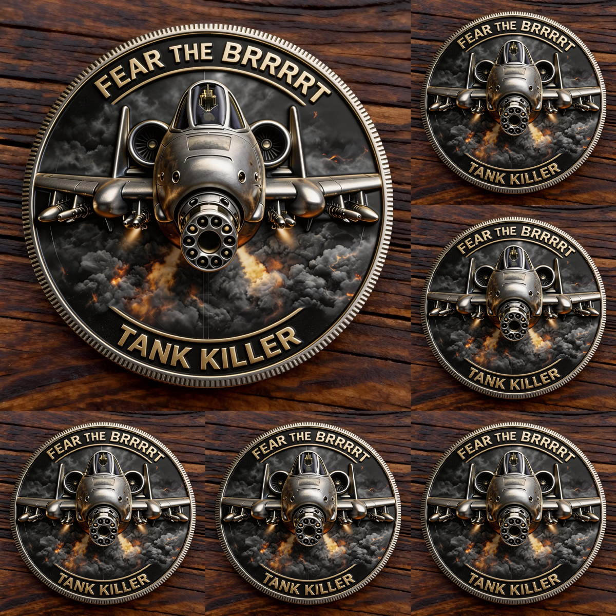 ThunderStrike – A-10 Warthog Legacy Coin – BUY 3 GET 3 FREE -6 Coins ($4.49 Each)