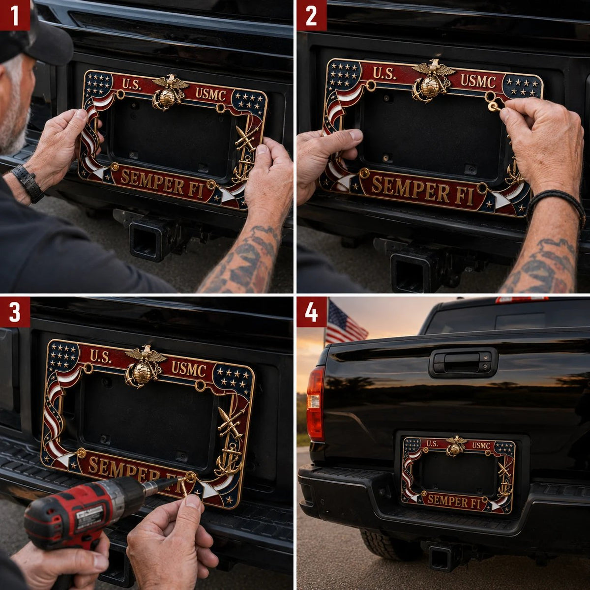 MarinePride – Semper Fi Auto Frame – image 4