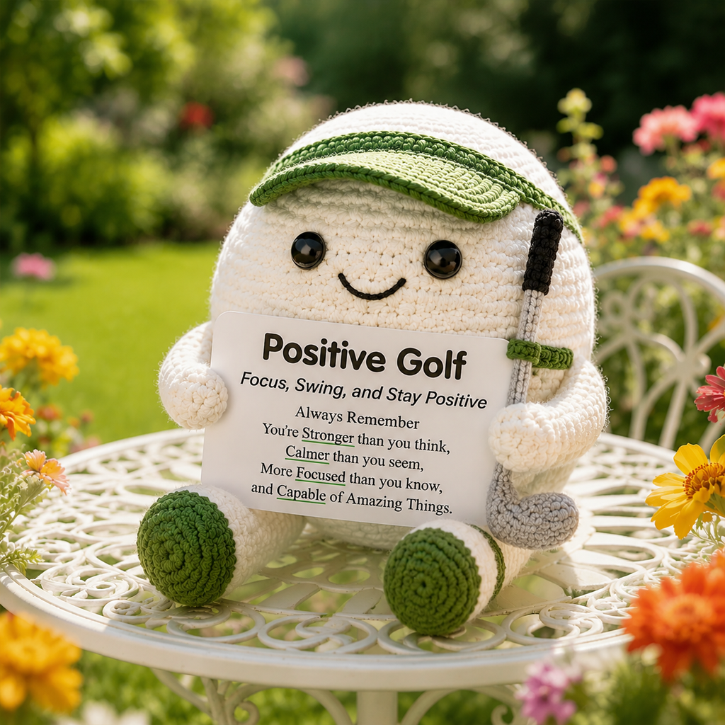 BraveBall – Motivational Softball Plush Buddy – Golf