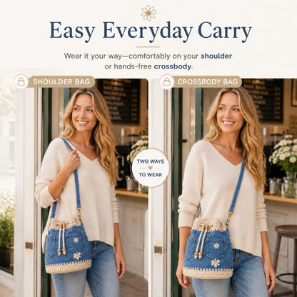 DaisyDenim – Crochet Bucket Bag – image 11