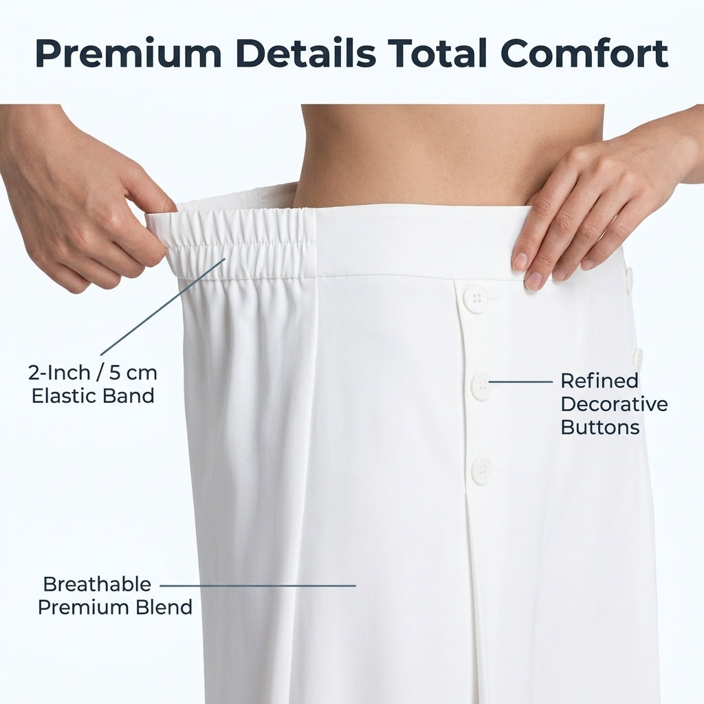 BelleFlow – Flattering Wide Leg Comfort Trousers – image 5