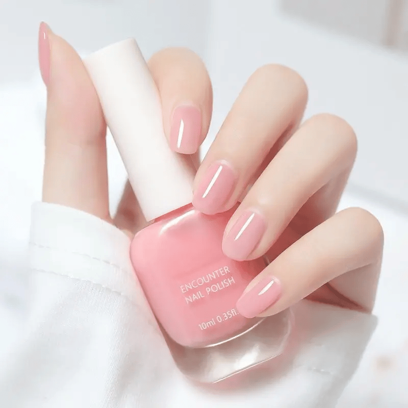 AquaGloss – Non-Toxic Water-Based Nail Polish – Light Pink