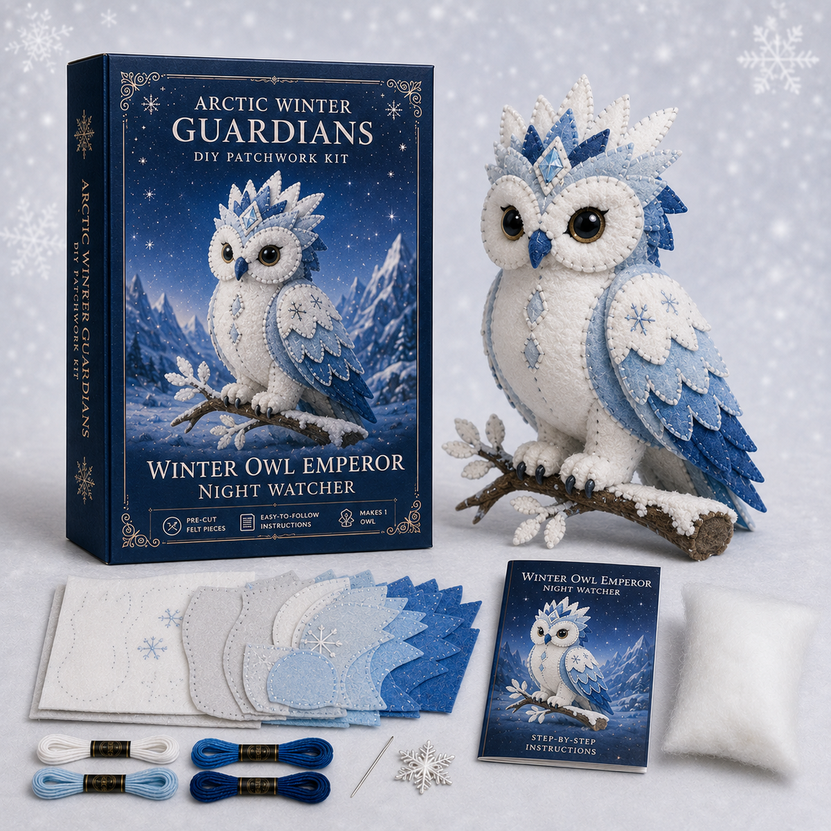 NordicStitch – Winter Fantasy DIY Kit – Winter Owl