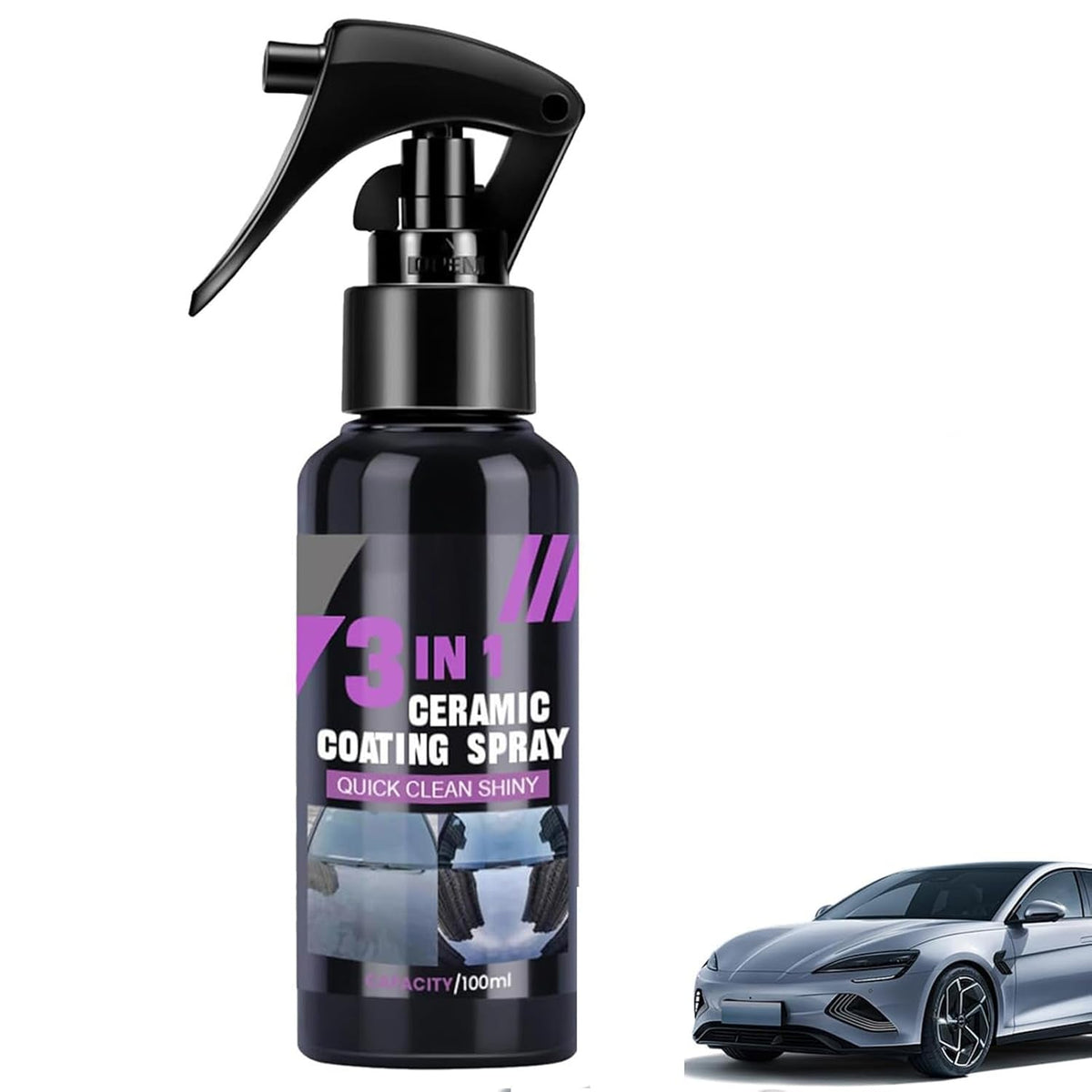CeramiGloss – Nano Ceramic Car Coating Spray – 100ML（trial pack）