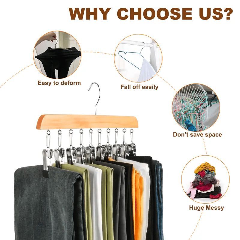 ClipNest – 10-Clip Space Saving Closet Organizer – image 2