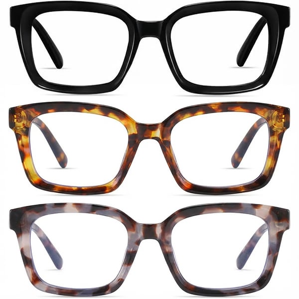 LuxeFocus – Blue Light Blocking Square Readers – image 2