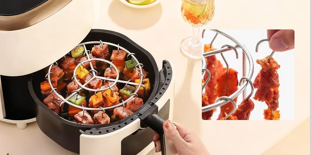 BBQStack Elite – Air Fryer Skewer Stand – image 4