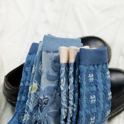 LumeFlora – Soft Cotton Embroidered Flower Socks – image 33