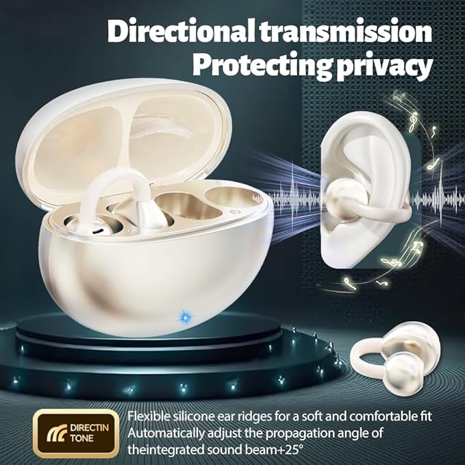 AuraSonic – Ultra-Light Transparent Bluetooth Earphones – image 11