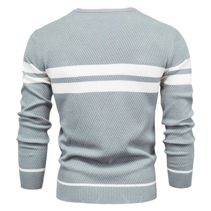 Zander Field Stripe Cotton Crewneck – image 4