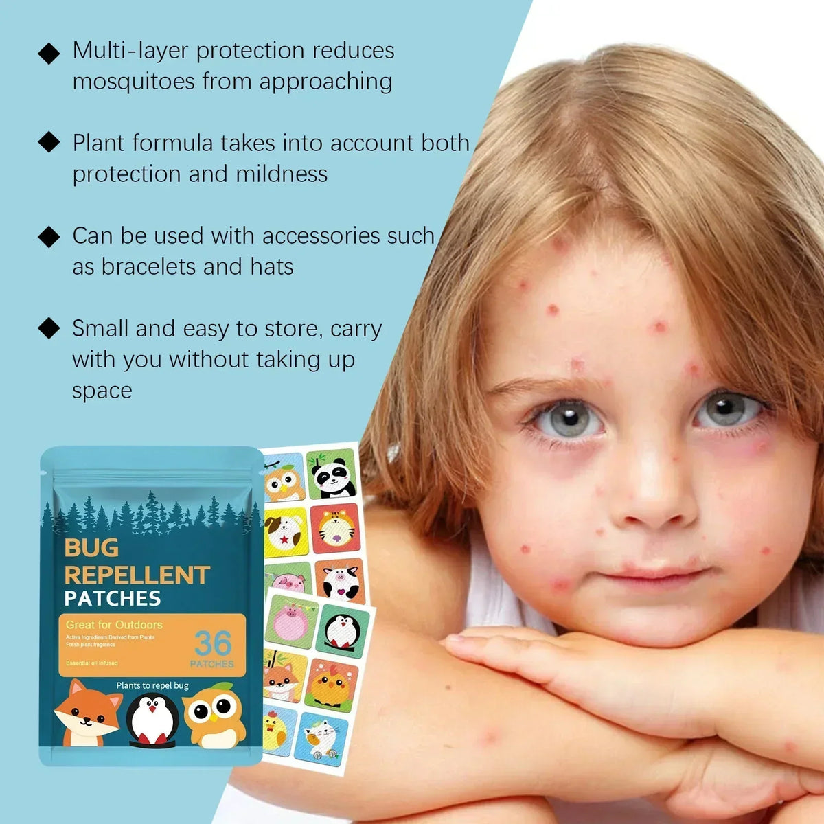 BuzzAway – Mosquito Repellent Stickers for Kids (36 Pack) – image 4