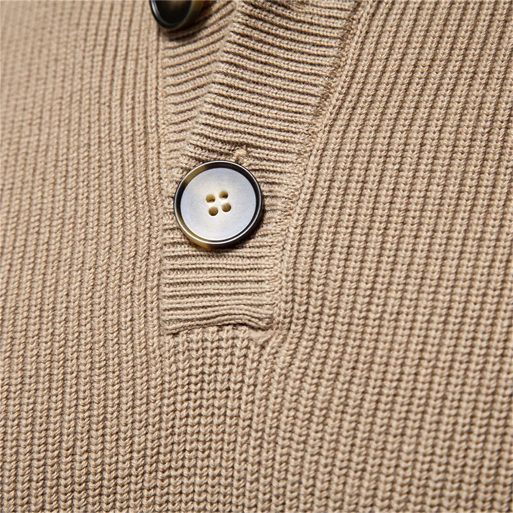 Ashton Button Mockneck Sweater – image 5