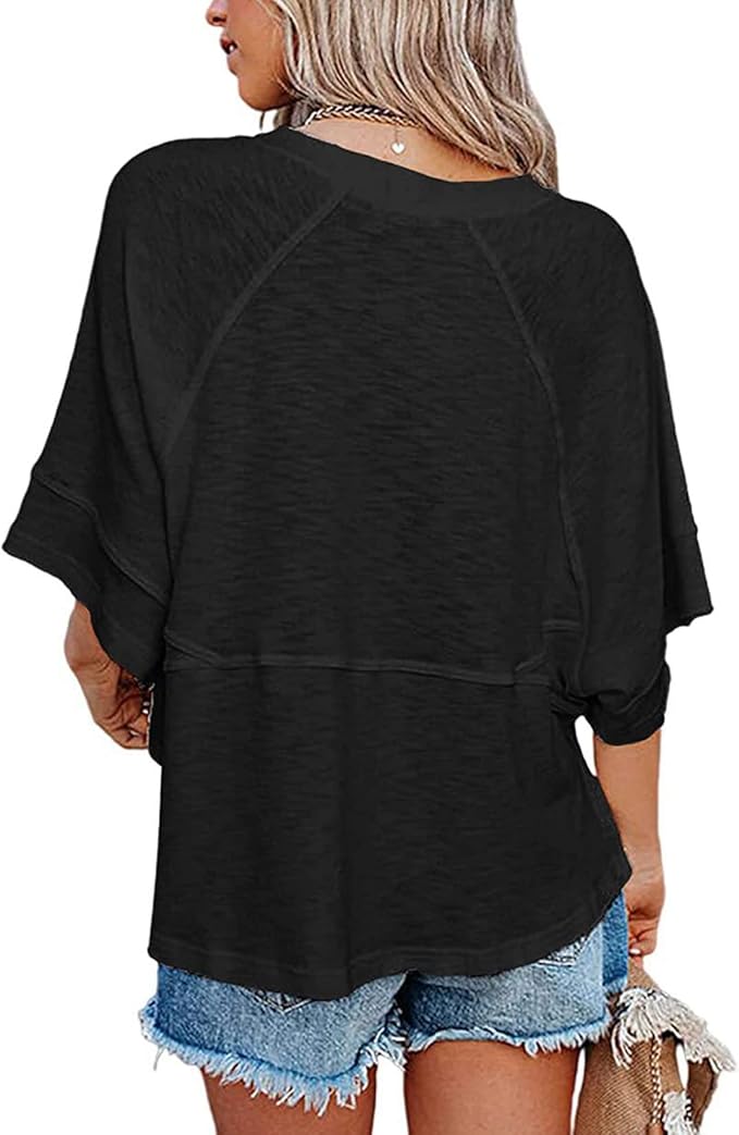 BellAura – Solid Color Bell Sleeve T-Shirt – image 4