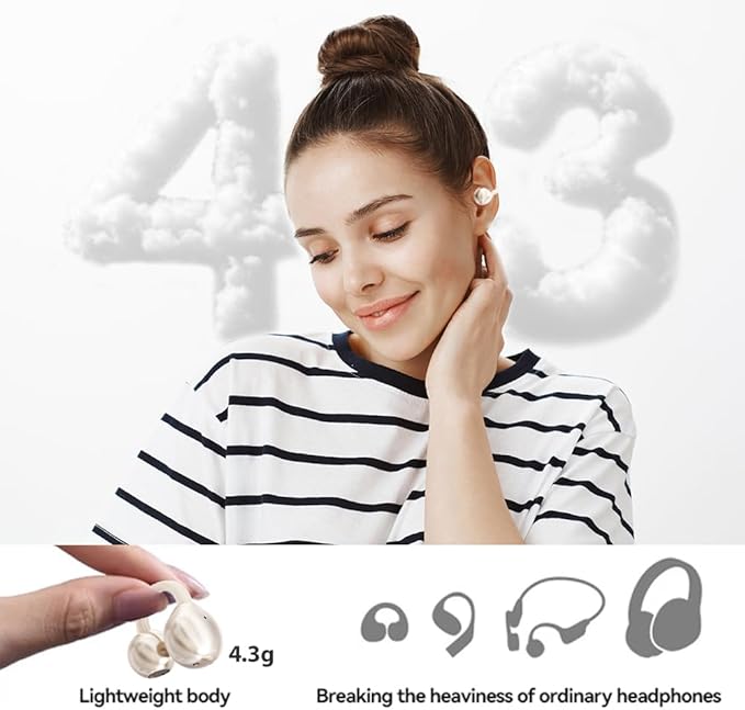 AuraSonic – Ultra-Light Transparent Bluetooth Earphones – image 12