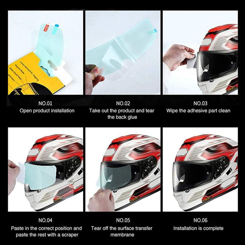 ClearRide – Anti-Rain and Fog Helmet Film – image 13